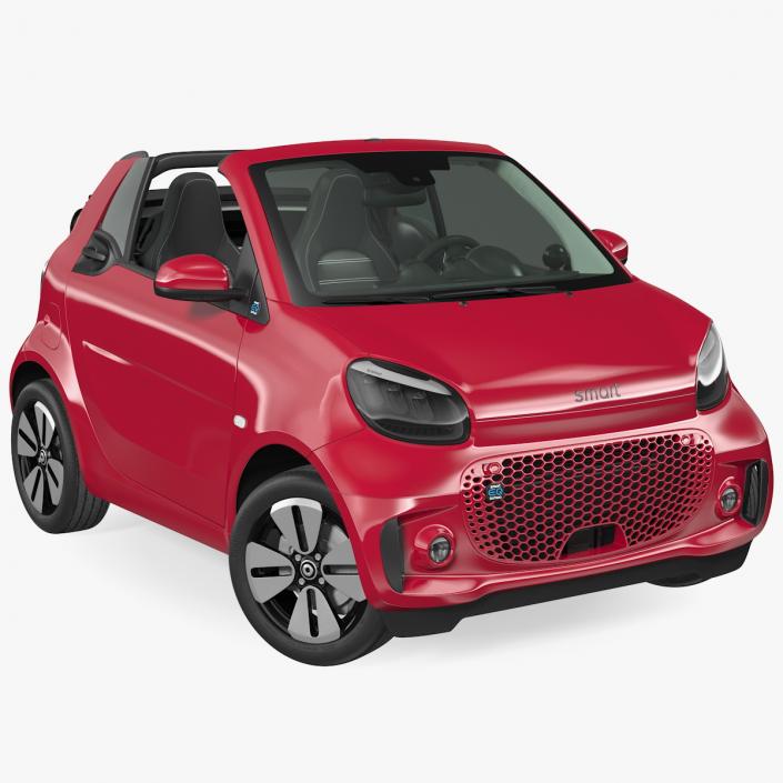 Smart EQ Cabrio Rigged 3D