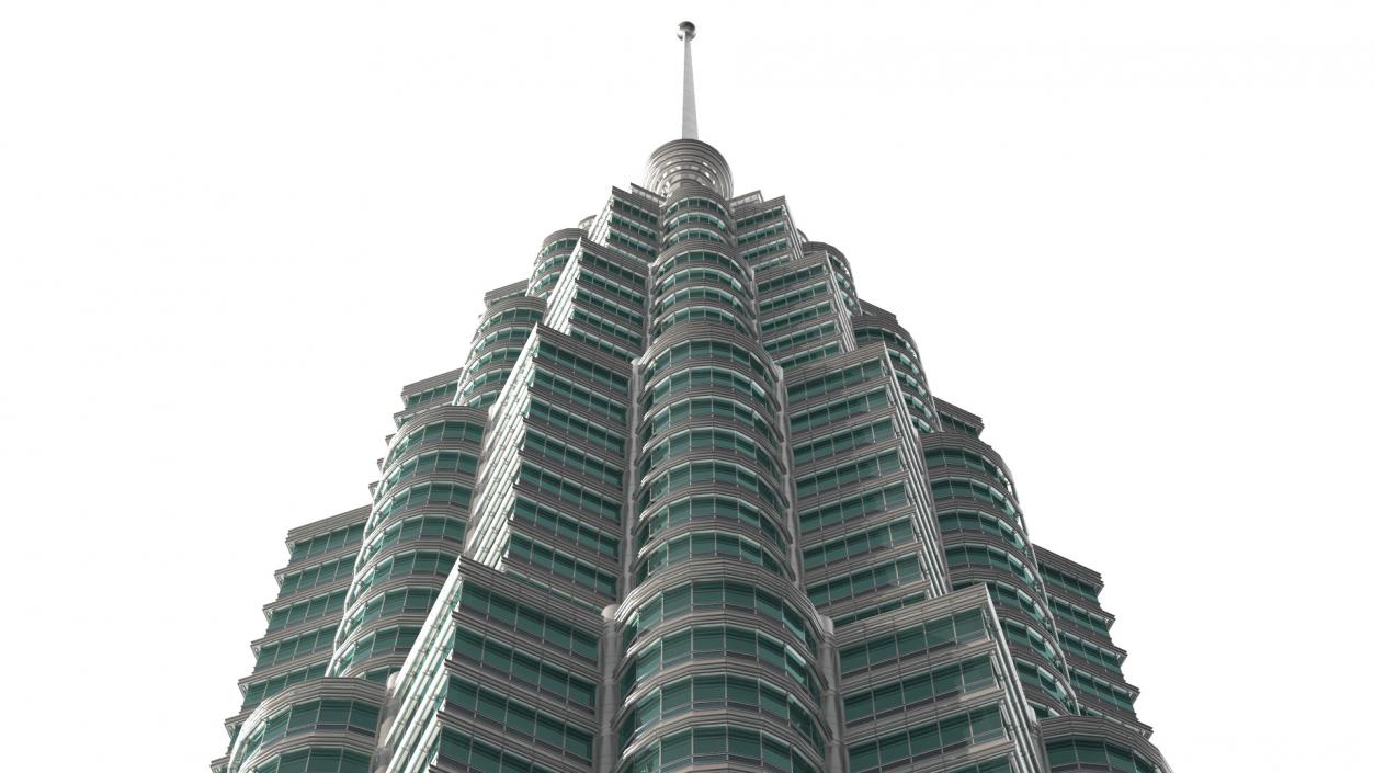 Petronas Towers Twin Skyscrapers 3D