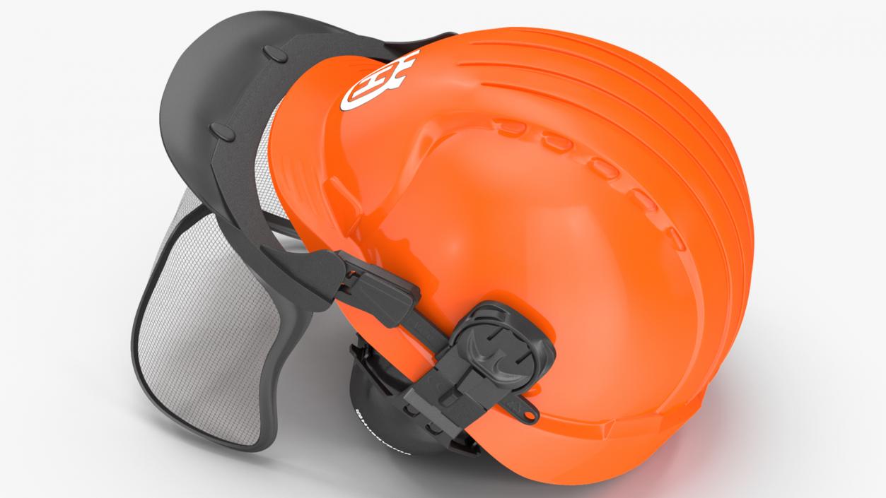 3D Husqvarna Forest Orange Head Protection Helmet