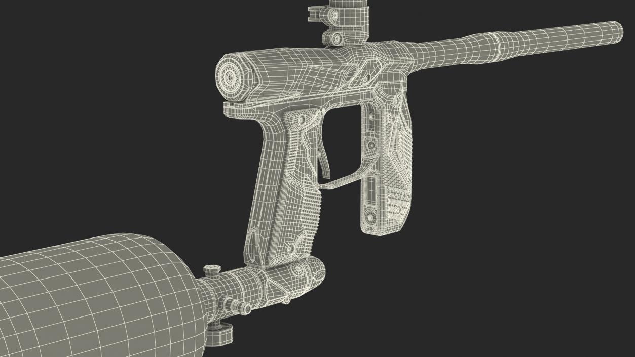 3D model Paintball Gun Package Kit