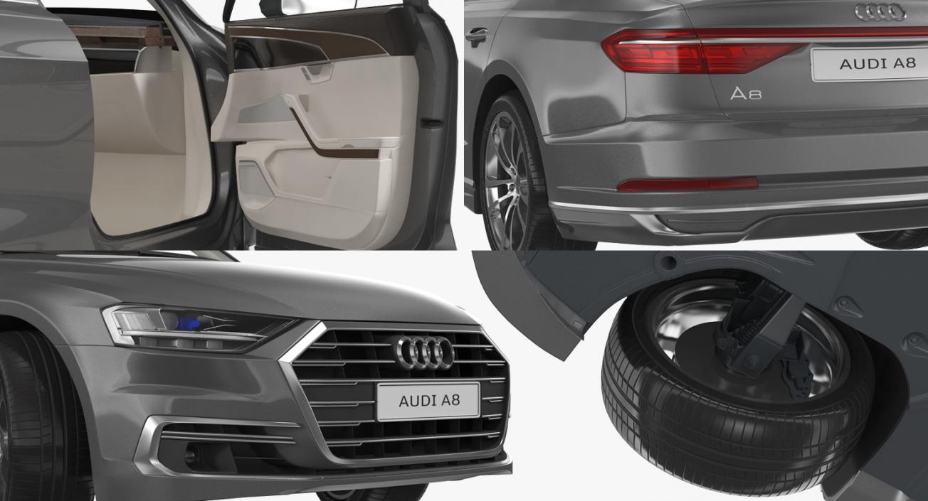 Audi A8 2018 3D