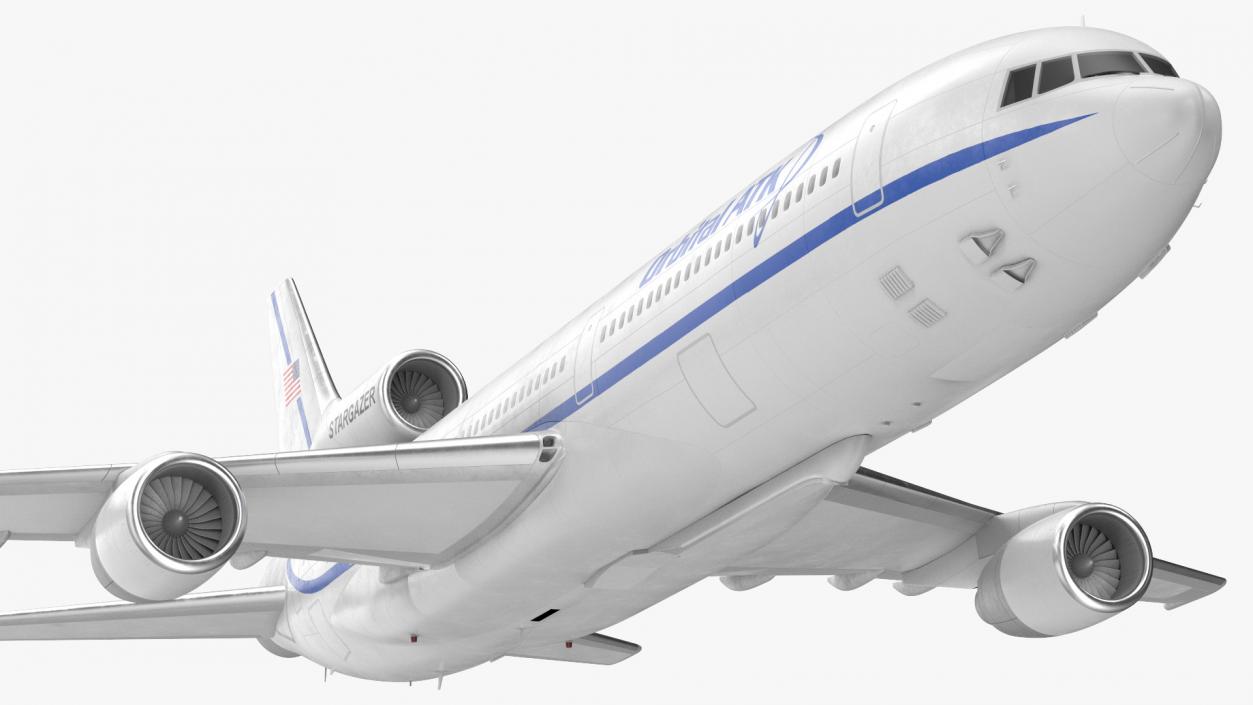 3D Lockheed L1011 Stargazer Flight