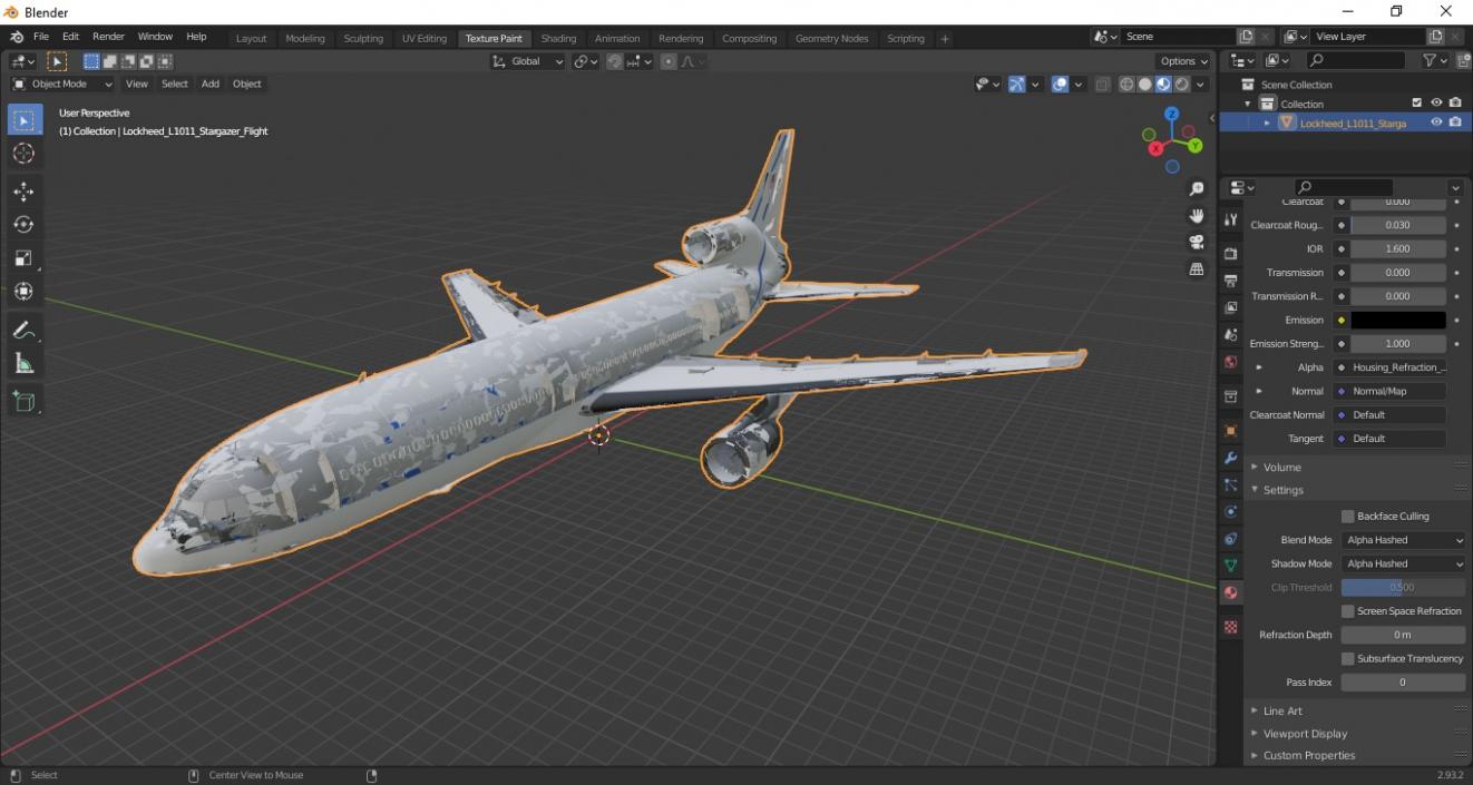 3D Lockheed L1011 Stargazer Flight