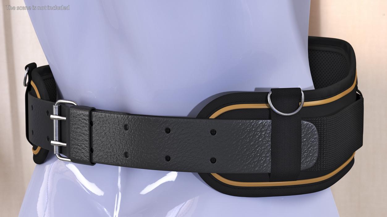 Heavy Duty Padded Tool Belt 3D