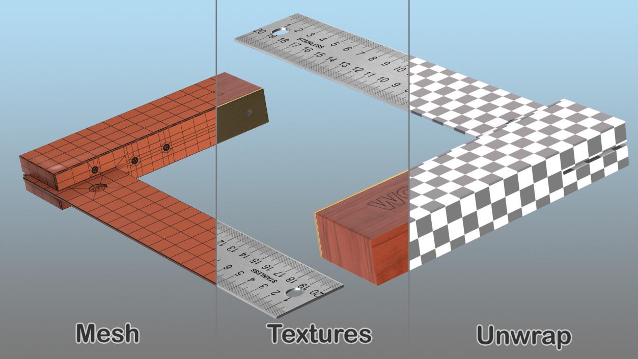 3D Workpro Steel Blade Square