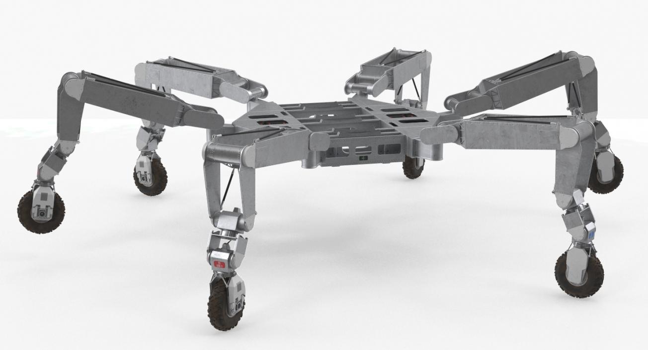 3D All-Terrain Hex-Limbed Extra-Terrestrial Explorer Rigged