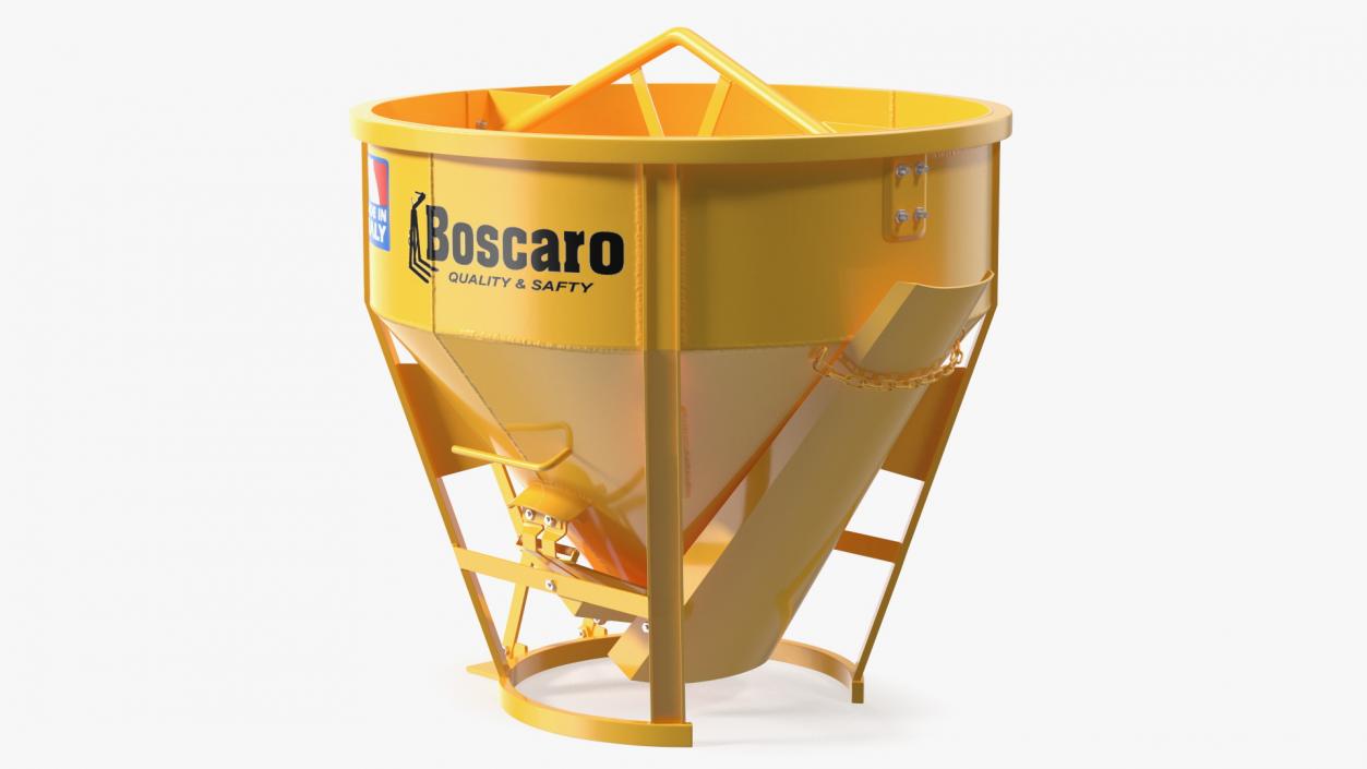 3D Construction Concrete Bucket model