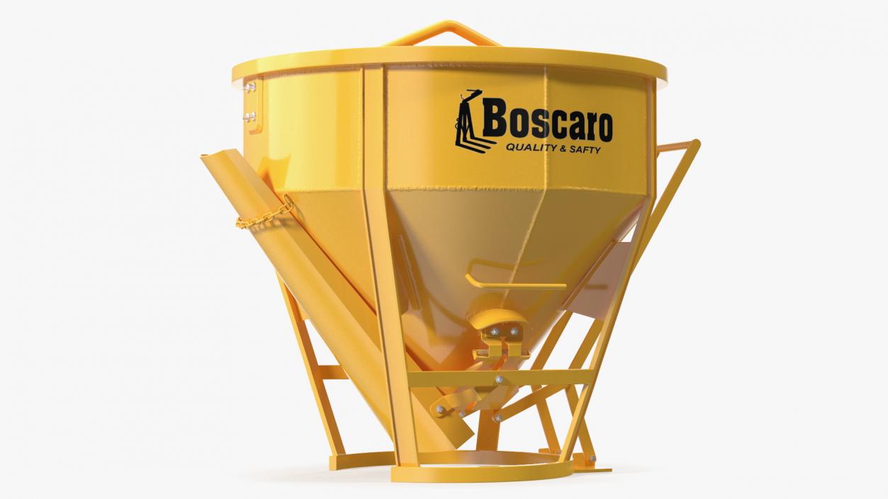 3D Construction Concrete Bucket model