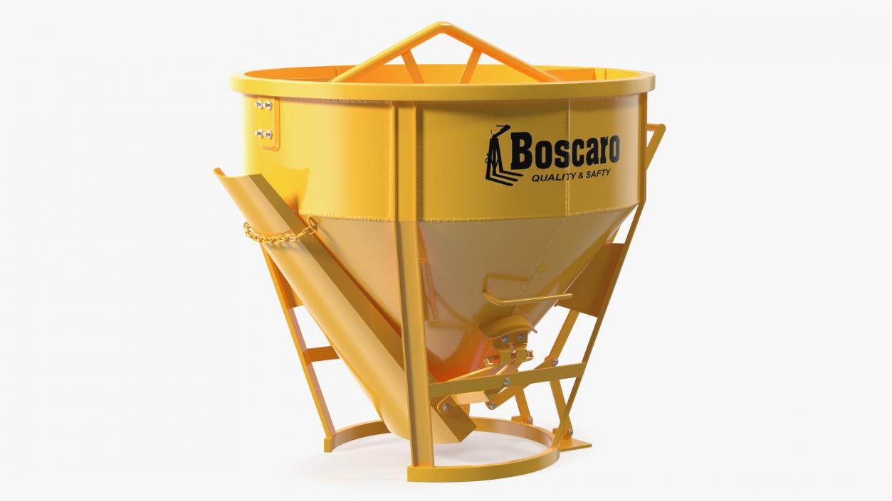 3D Construction Concrete Bucket model