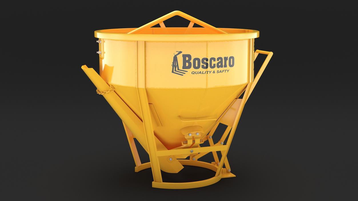 3D Construction Concrete Bucket model