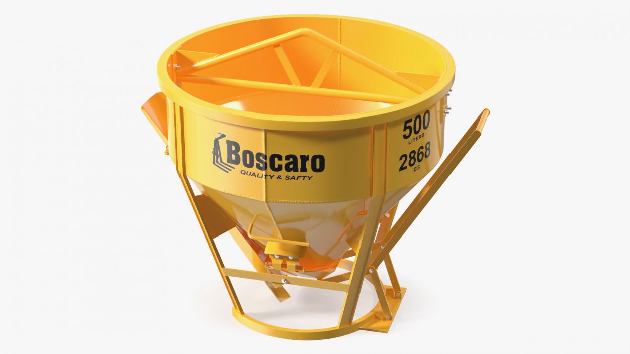 3D Construction Concrete Bucket model