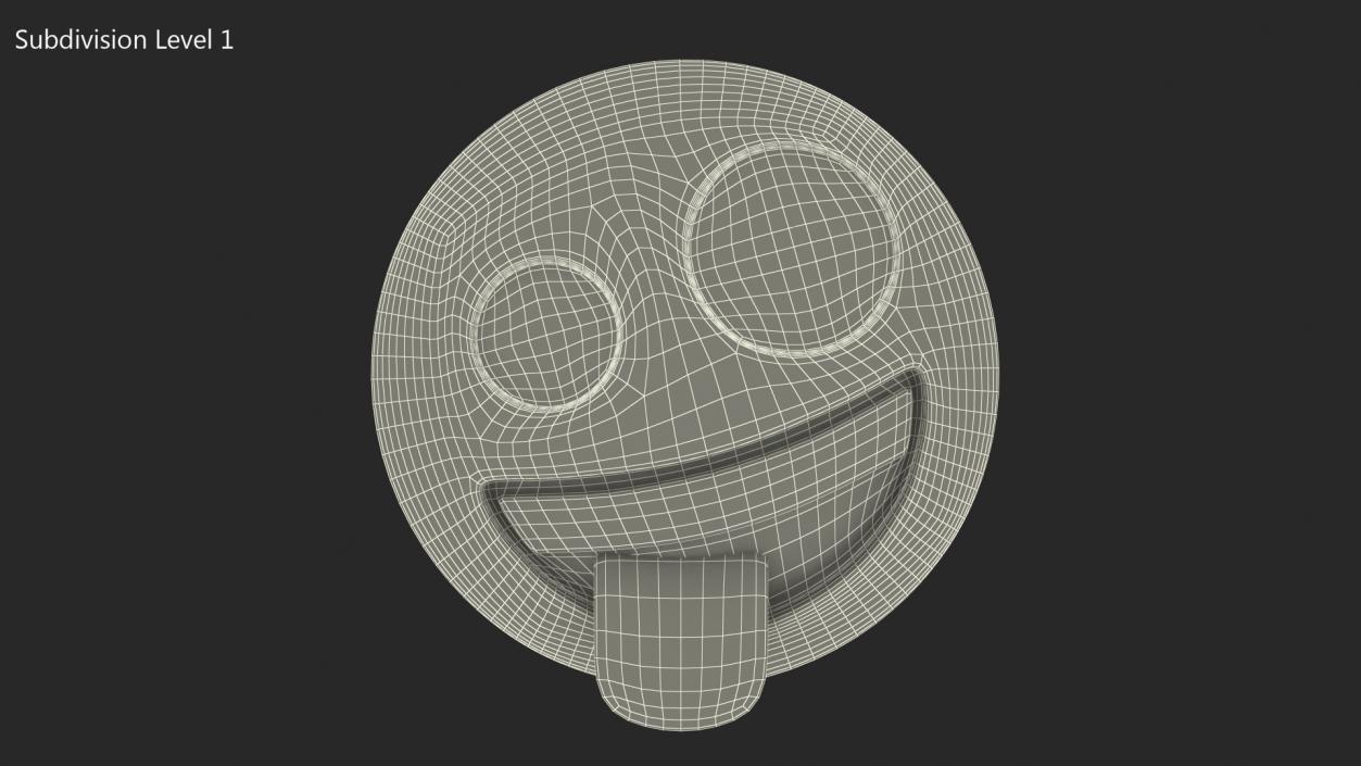 3D model Zany Face Emoji