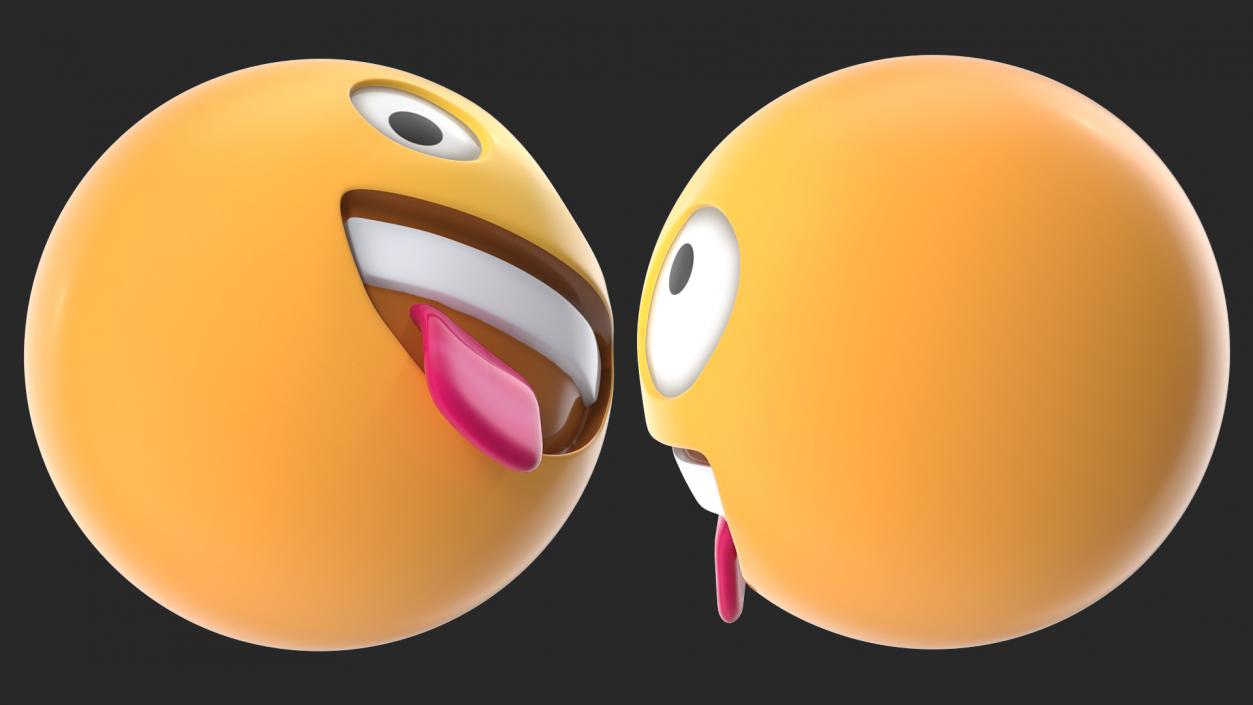 3D model Zany Face Emoji