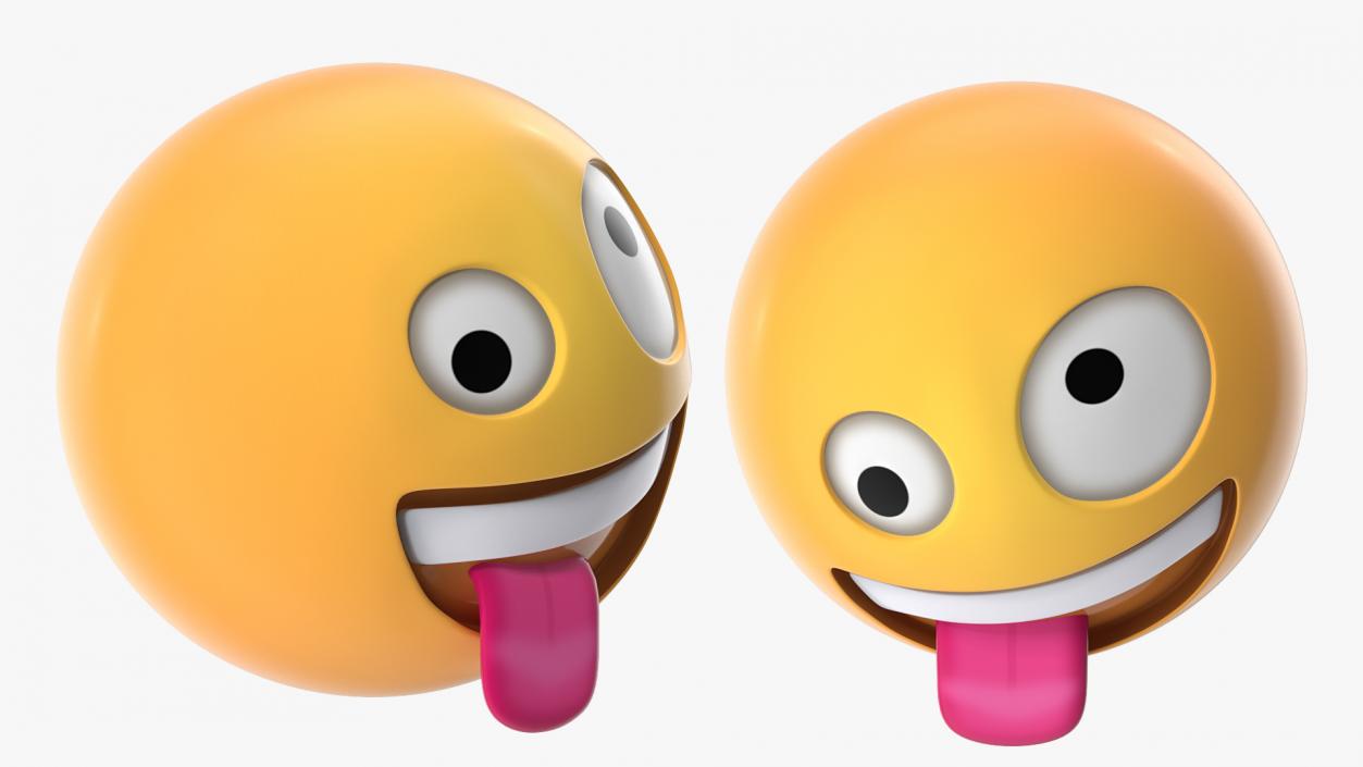 3D model Zany Face Emoji