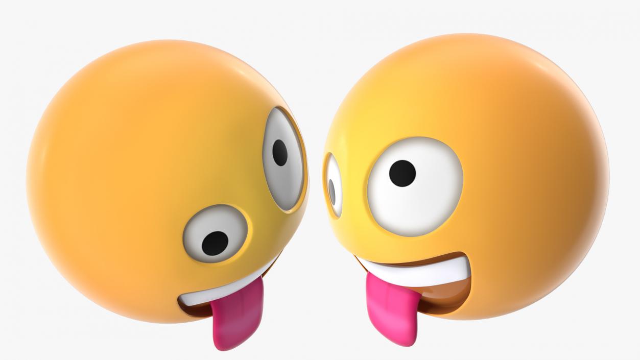 3D model Zany Face Emoji