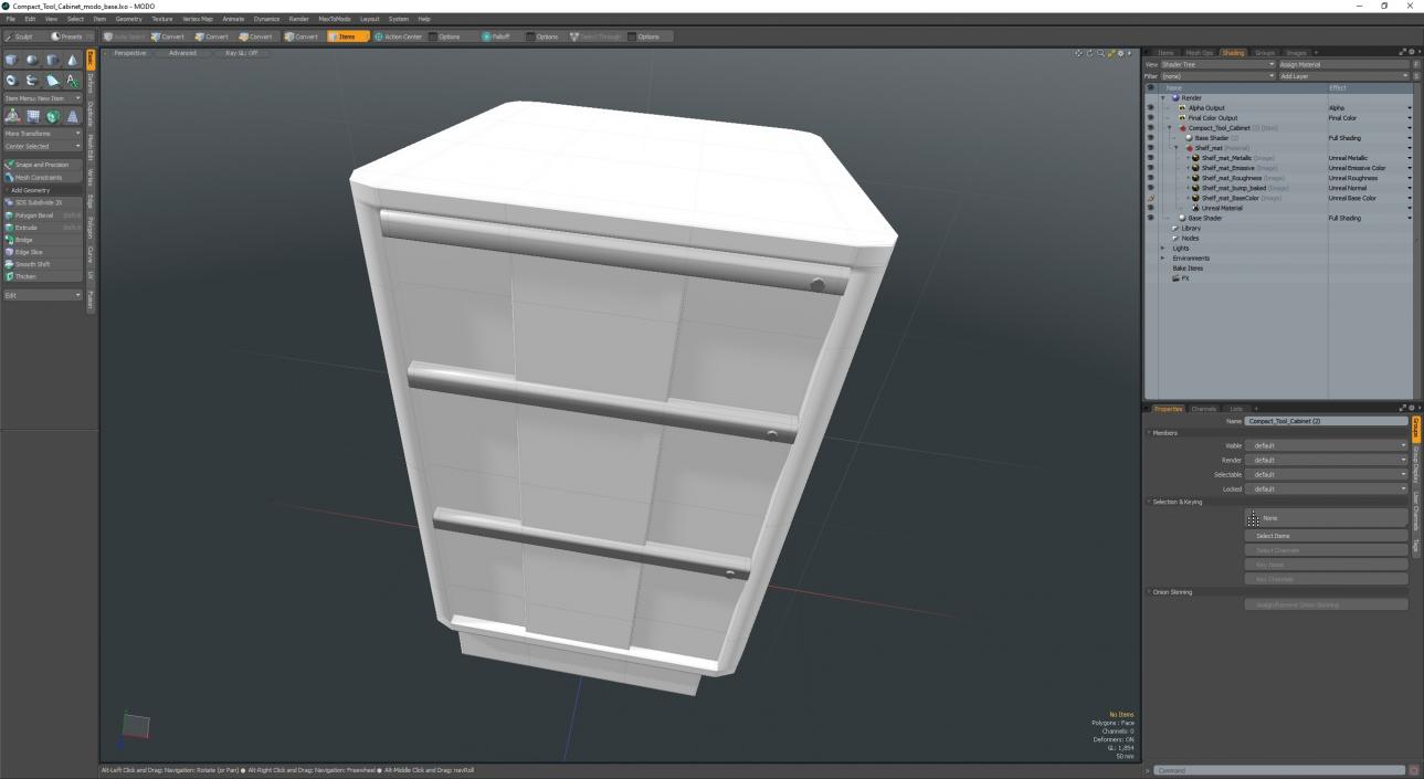 3D model Compact Tool Cabinet