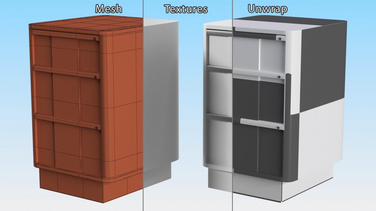 3D model Compact Tool Cabinet