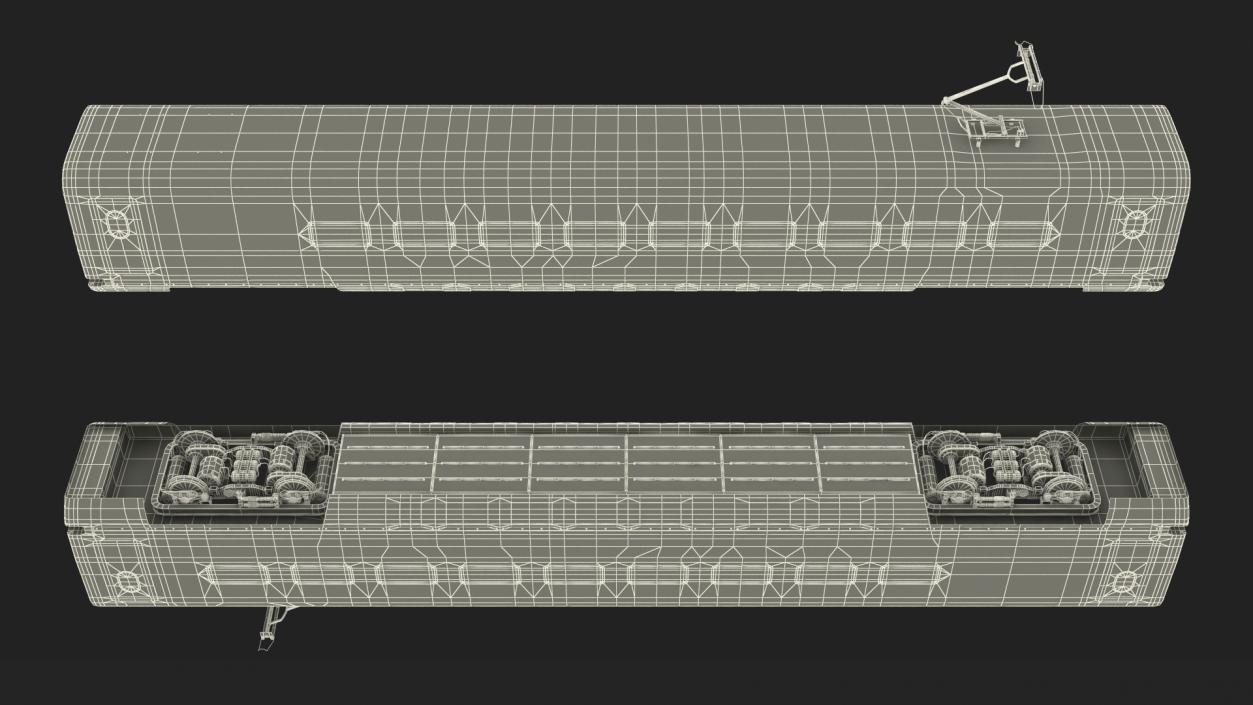 CR400 Fuxing Train Wagon Electric Drive 3D model