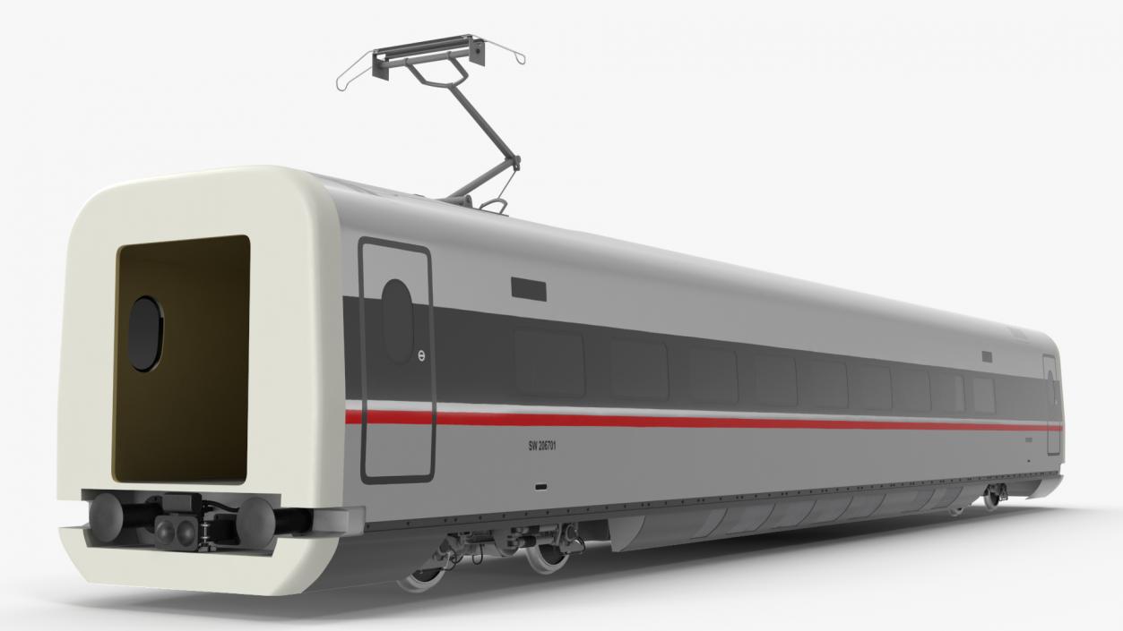 CR400 Fuxing Train Wagon Electric Drive 3D model