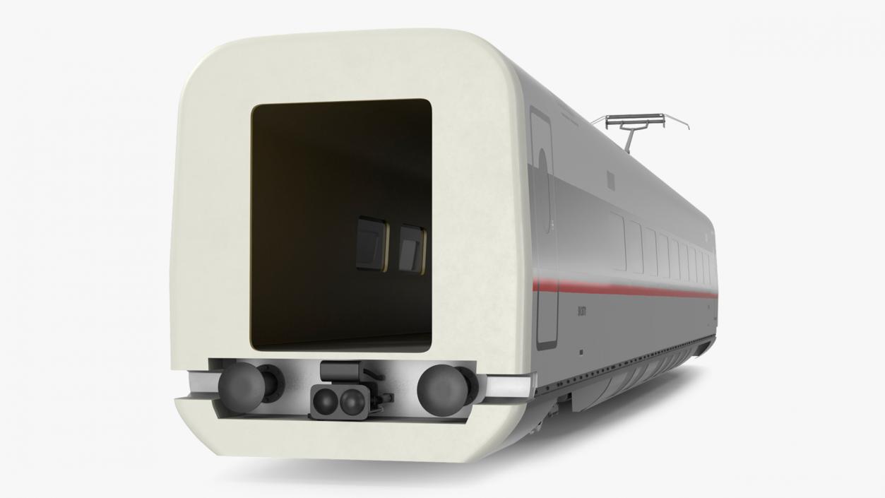 CR400 Fuxing Train Wagon Electric Drive 3D model