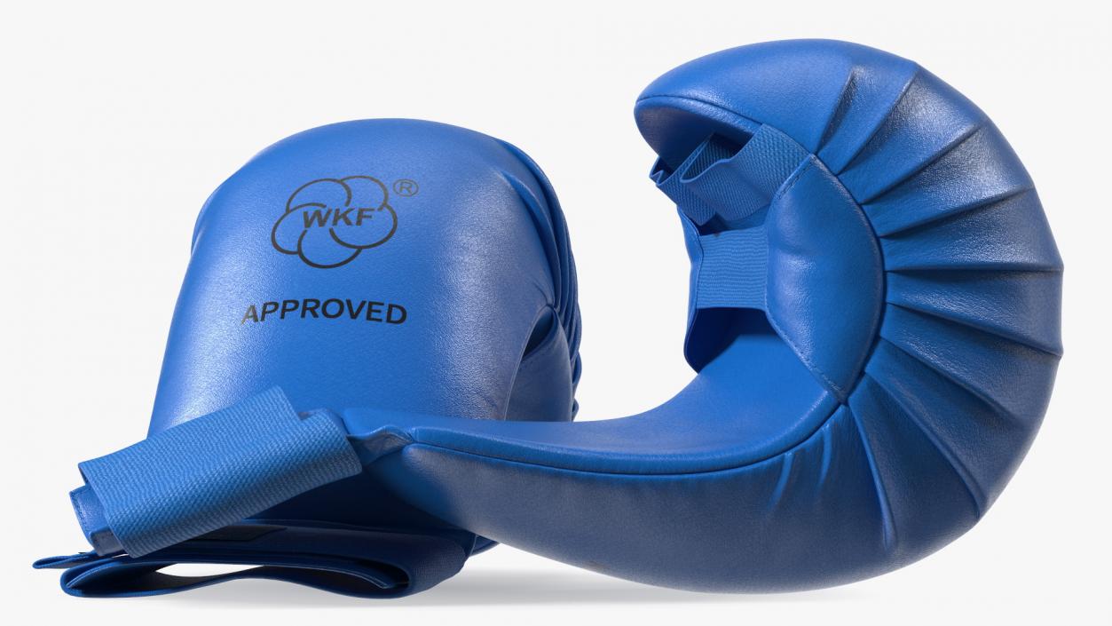 3D model Fighting Gloves WKF Lying Blue