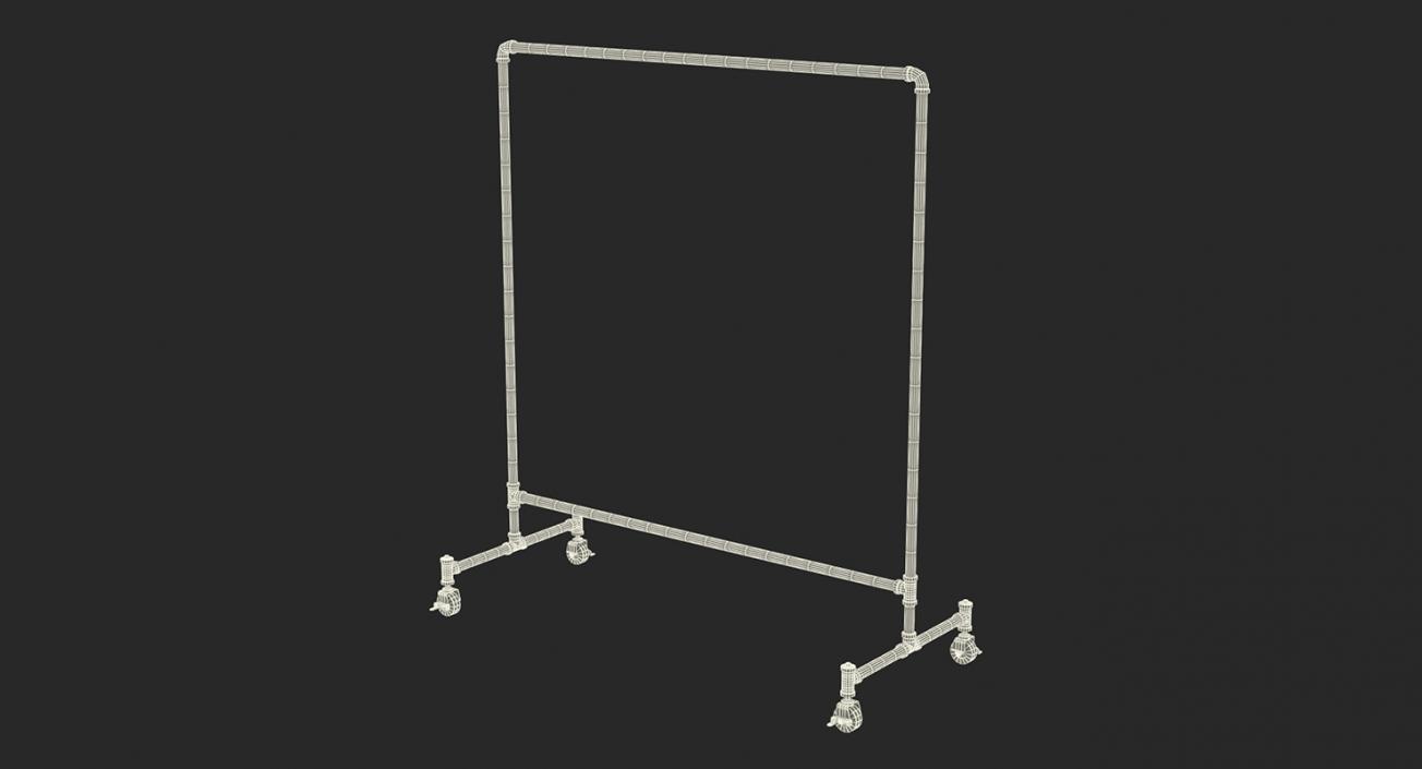 3D model Clothing Racks Collection