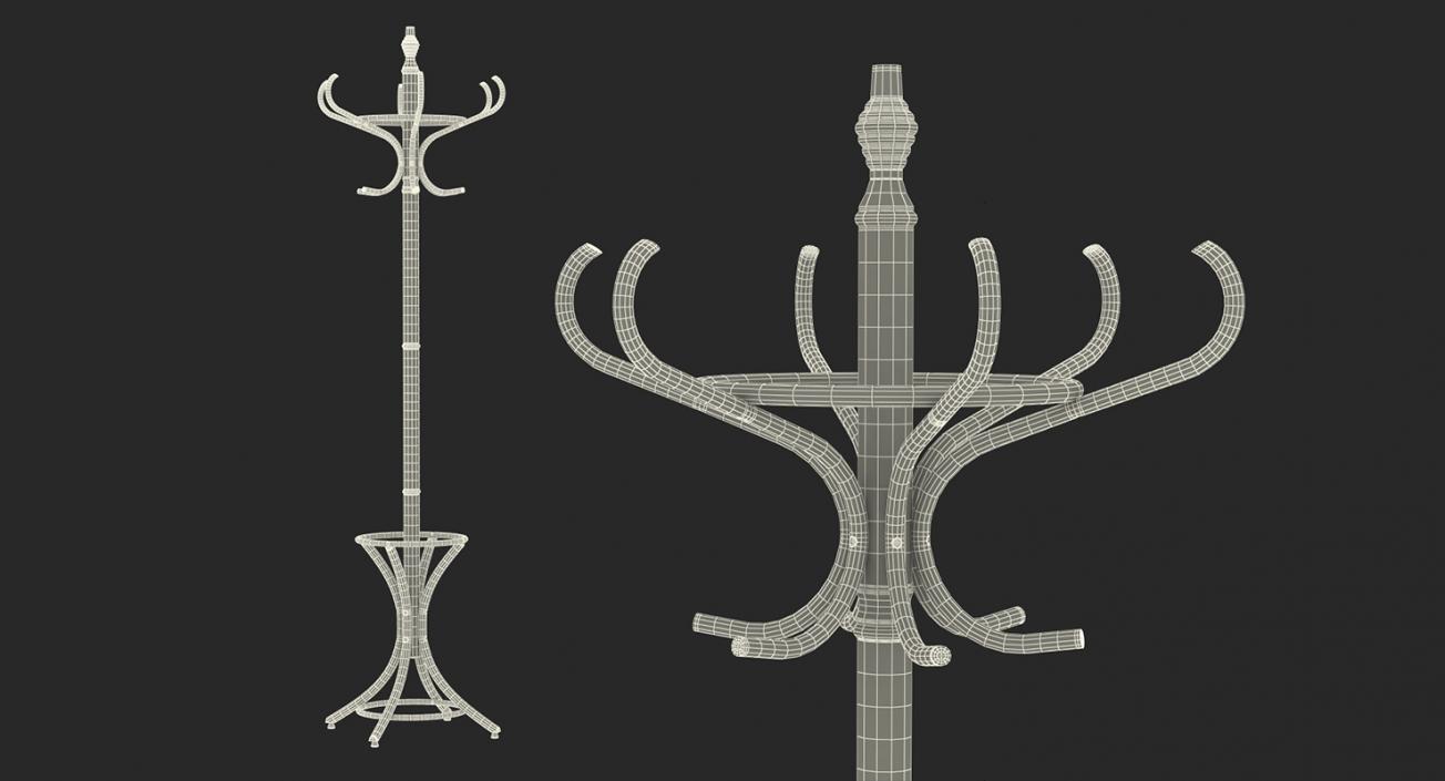 3D model Clothing Racks Collection