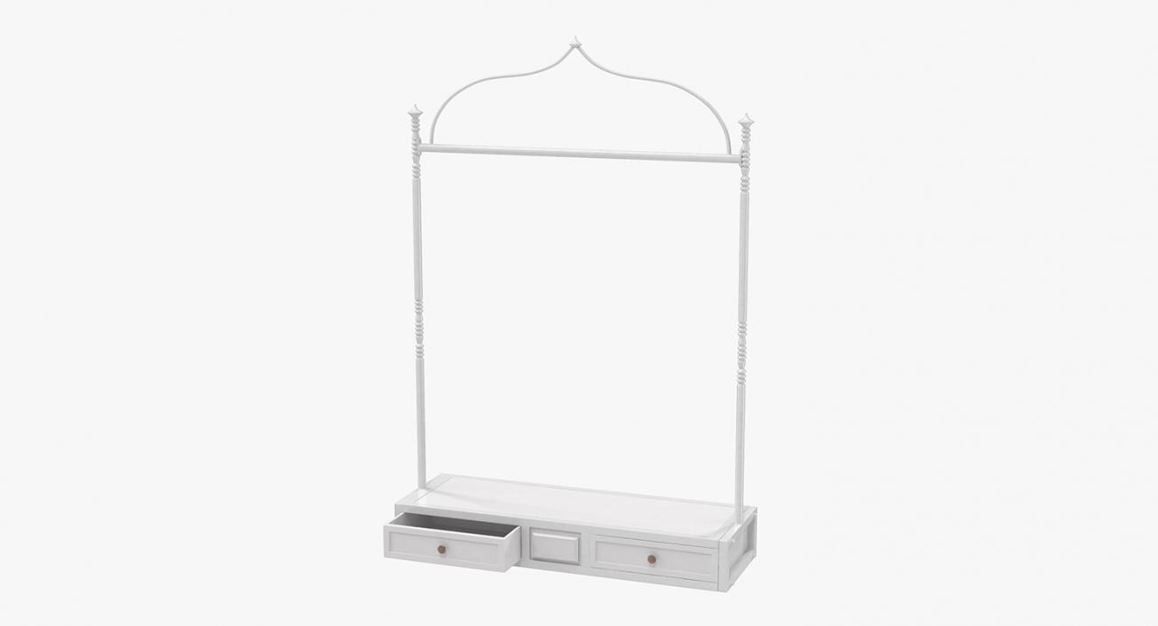 3D model Clothing Racks Collection