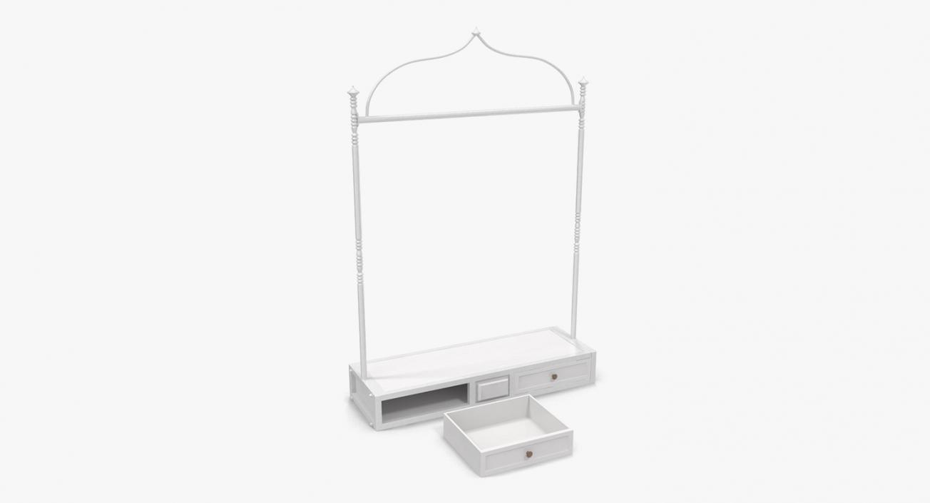 3D model Clothing Racks Collection