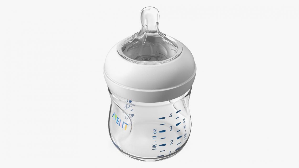 Philips Avent Baby Bottle with Nipple 3D