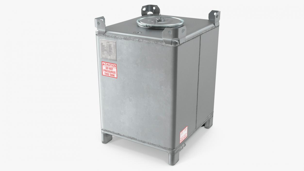 3D Stainless Steel IBC Container Cube 350gal