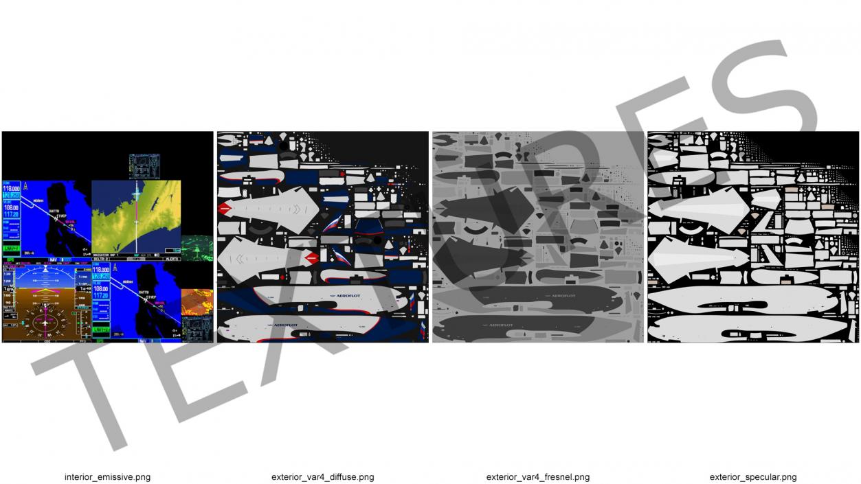 3D McDonnell Douglas MD11 Tri Jet Airliner Aeroflot model