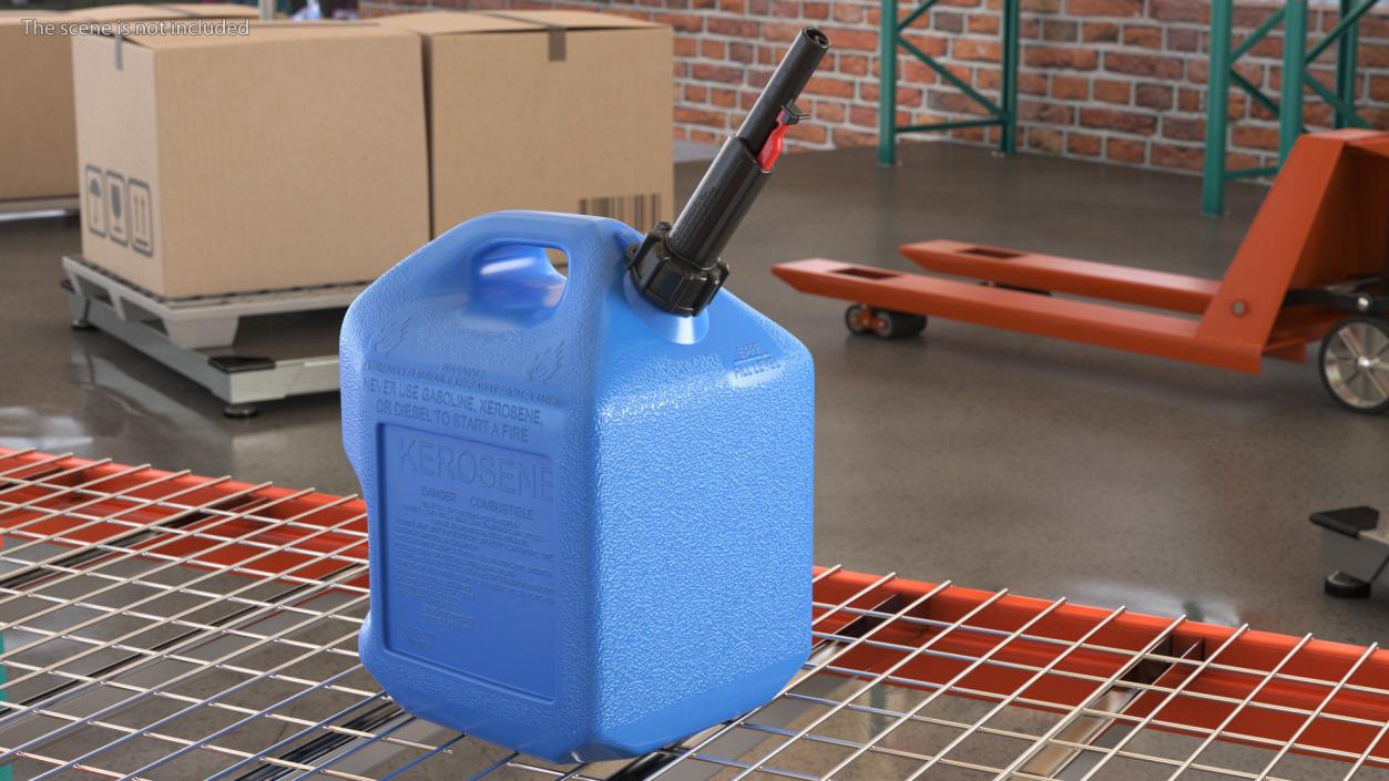 Plastic Gas Can 5 Gallon 3D model