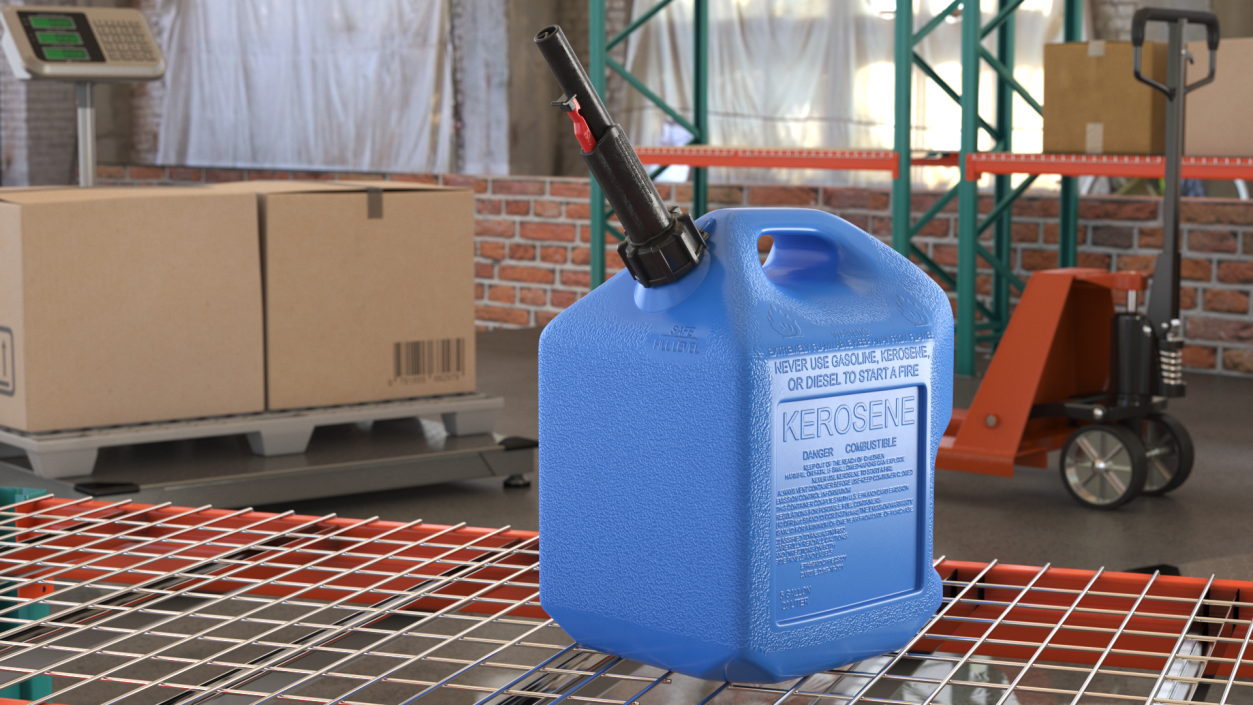 Plastic Gas Can 5 Gallon 3D model