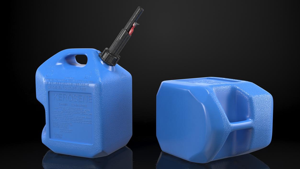 Plastic Gas Can 5 Gallon 3D model