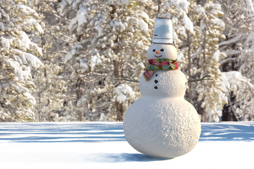 Christmas Snowman 3D