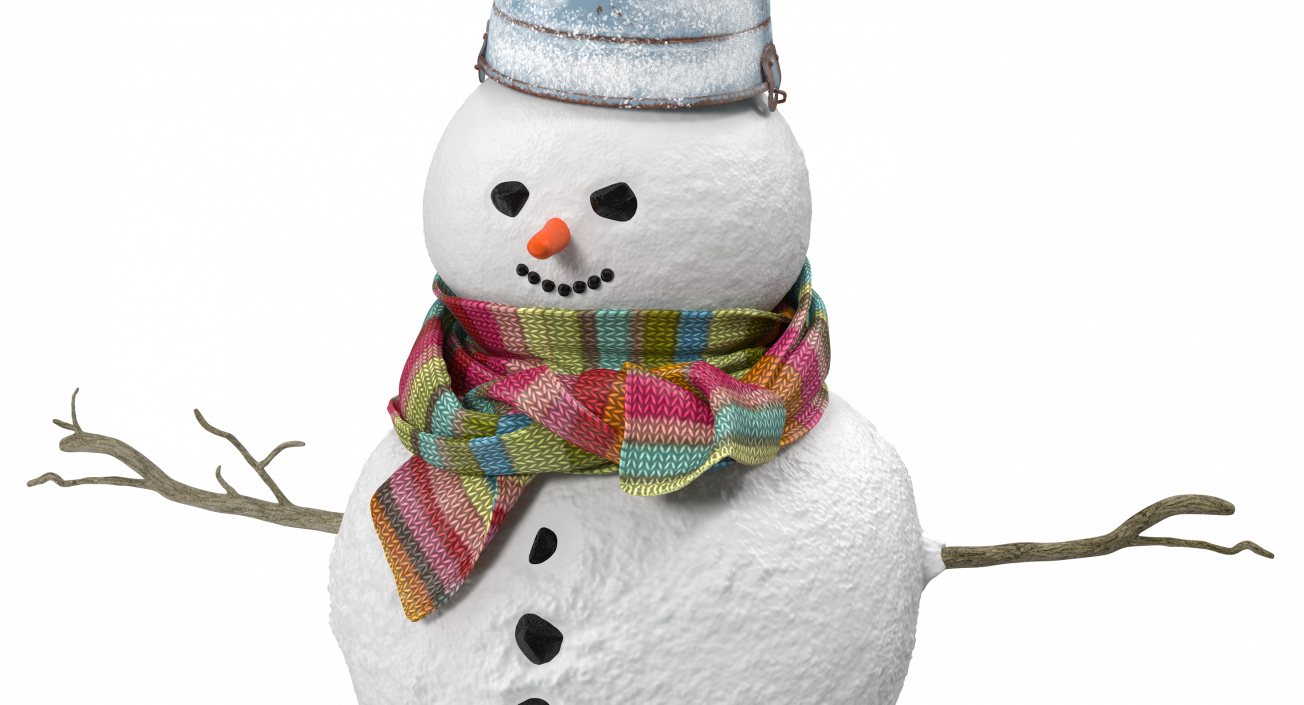 Christmas Snowman 3D