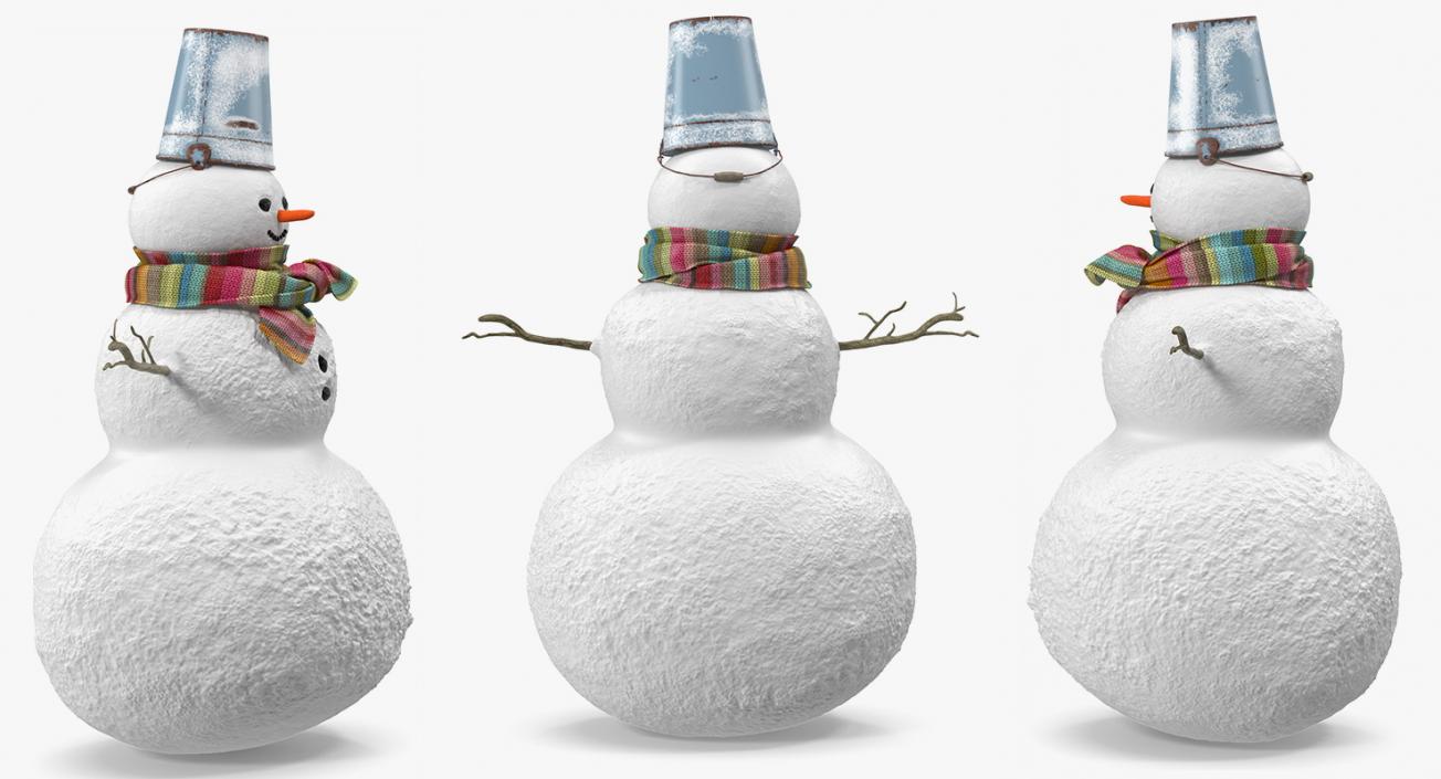 Christmas Snowman 3D