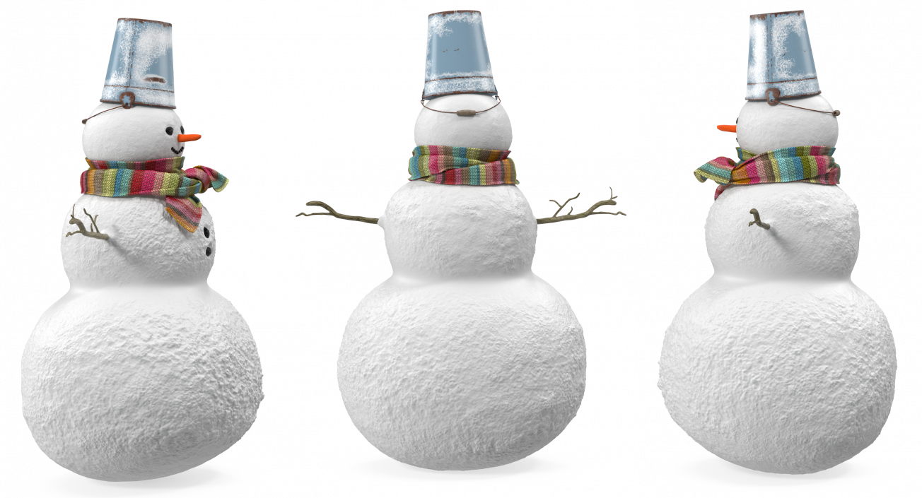 Christmas Snowman 3D