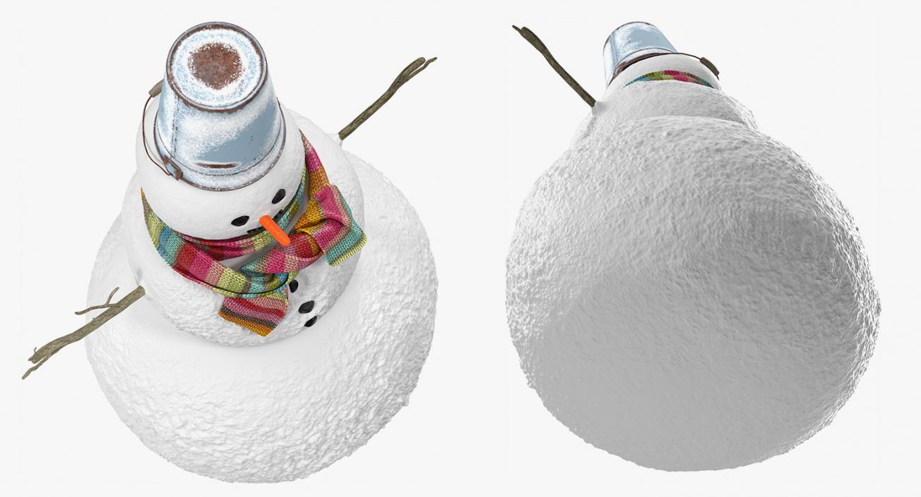 Christmas Snowman 3D