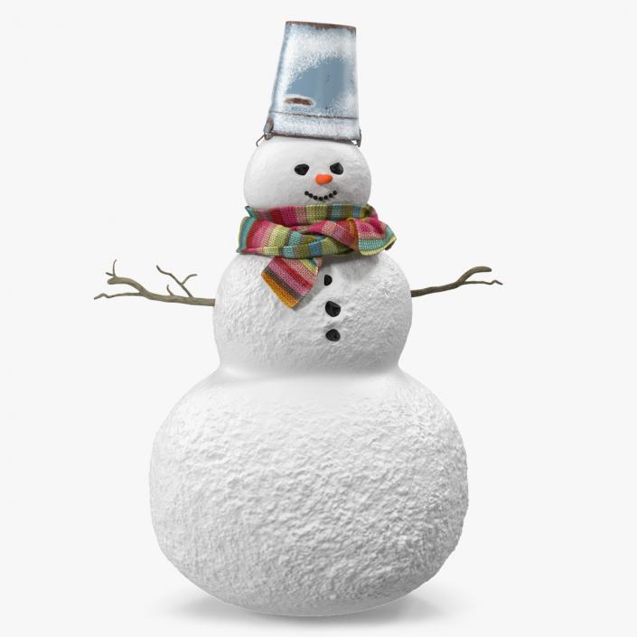 Christmas Snowman 3D