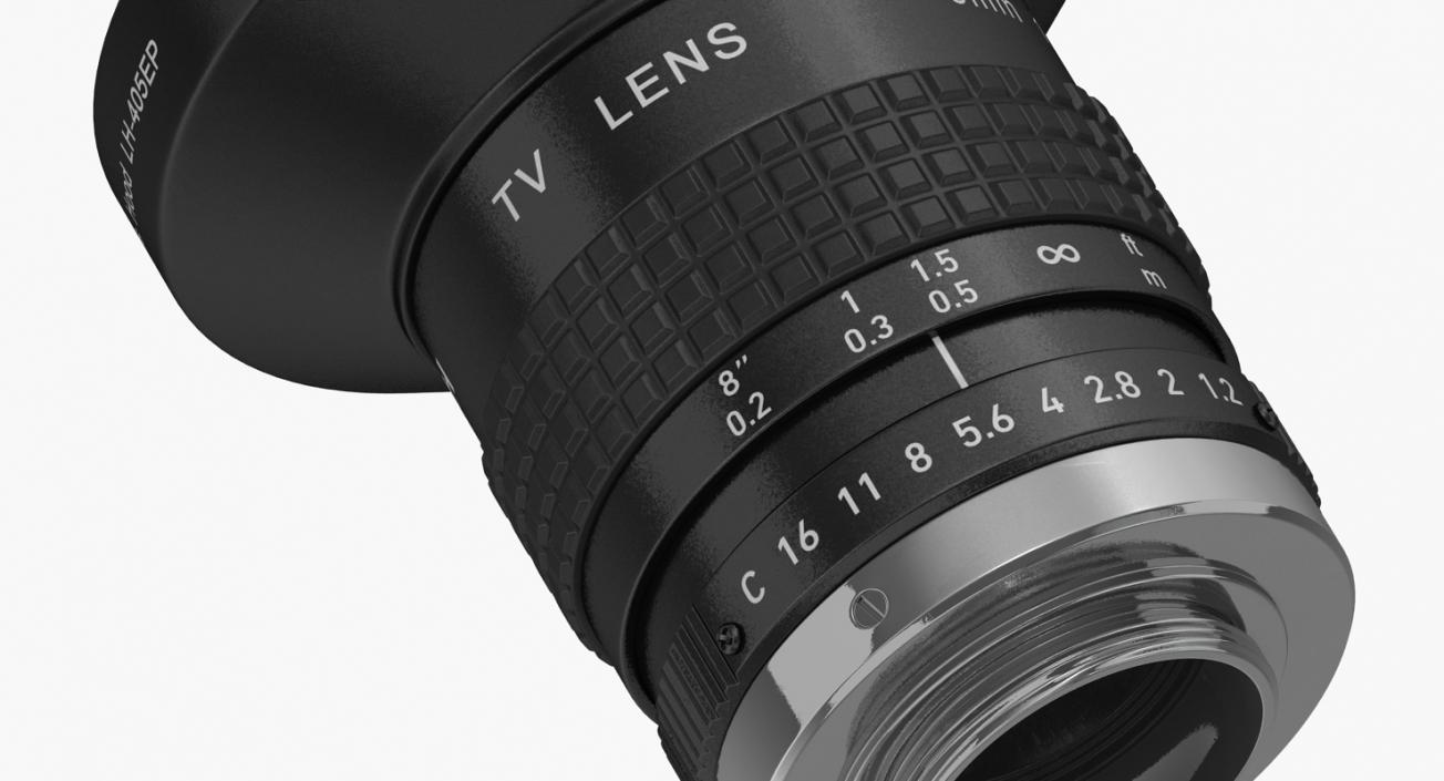 Camera Lenses Collection 3D model