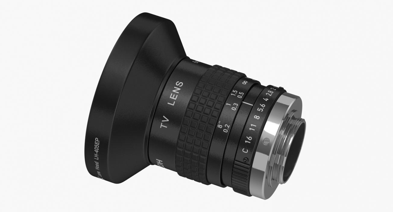 Camera Lenses Collection 3D model