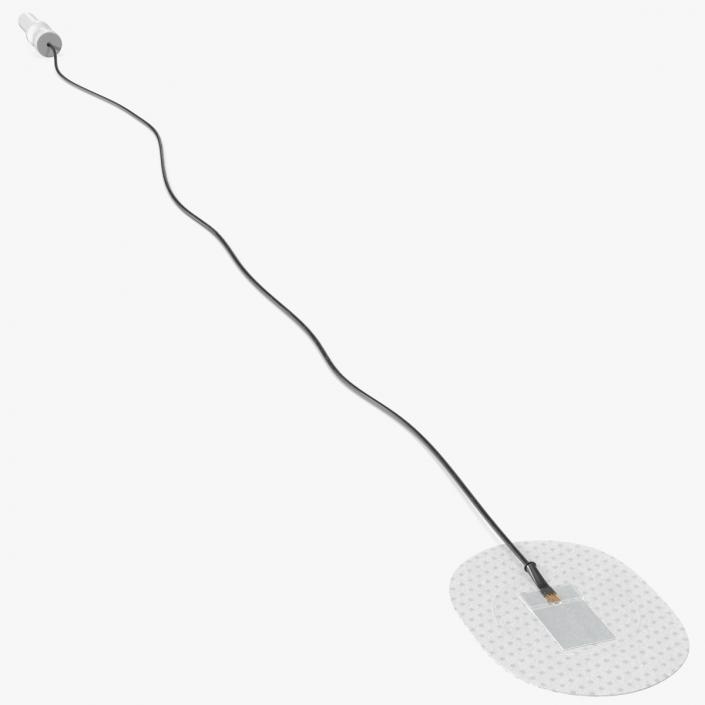 3D Black Stretched Wire with Surface Electrode model