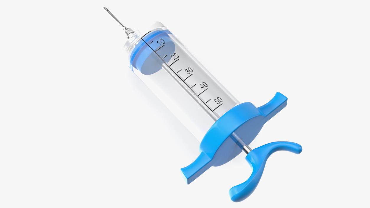 3D Veterinary Vaccine Syringe 50ml