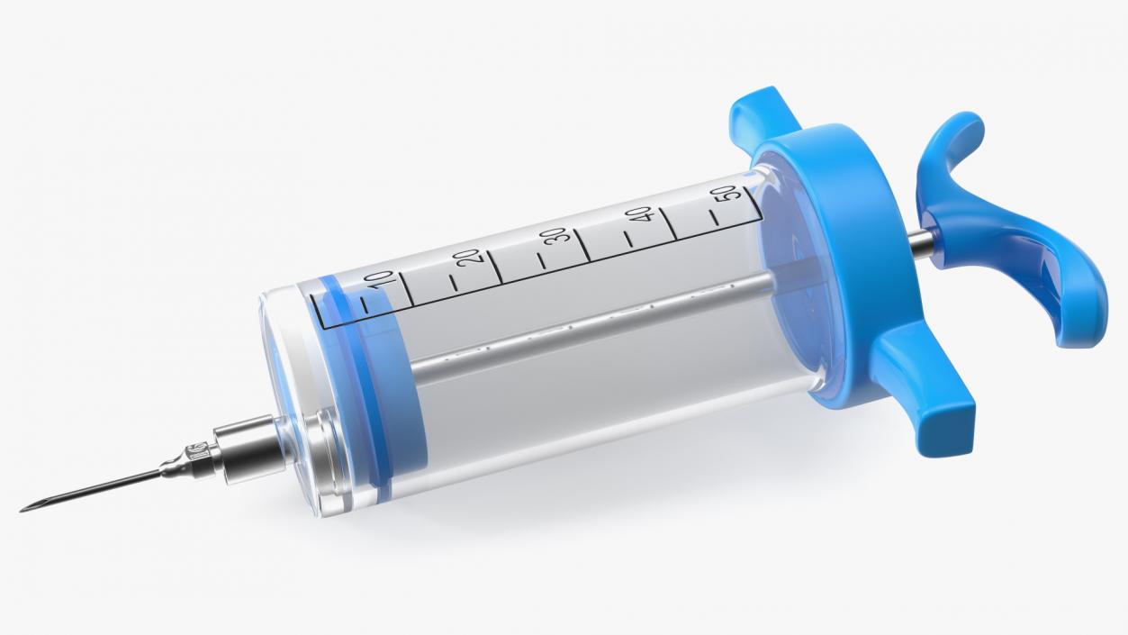 3D Veterinary Vaccine Syringe 50ml