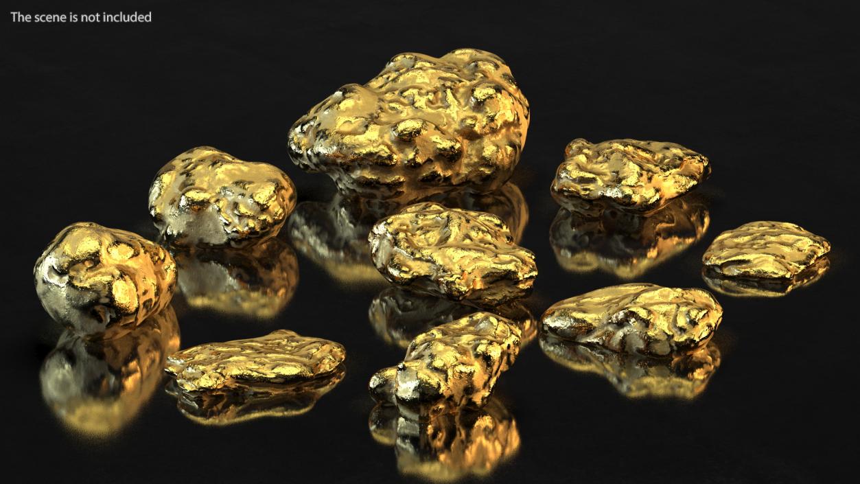 Precious Nuggets Collection 3D