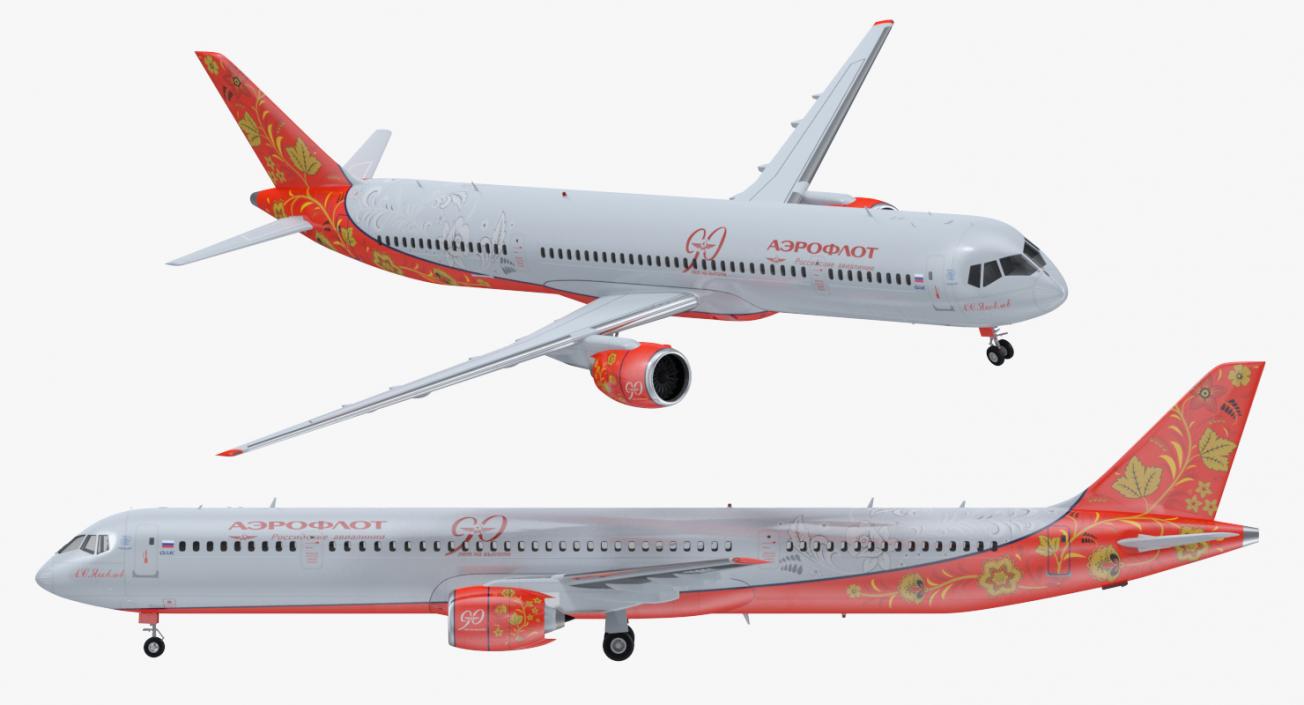 MC 21 Aeroflot 3D model