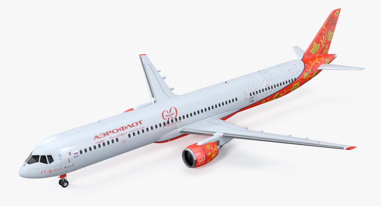 MC 21 Aeroflot 3D model