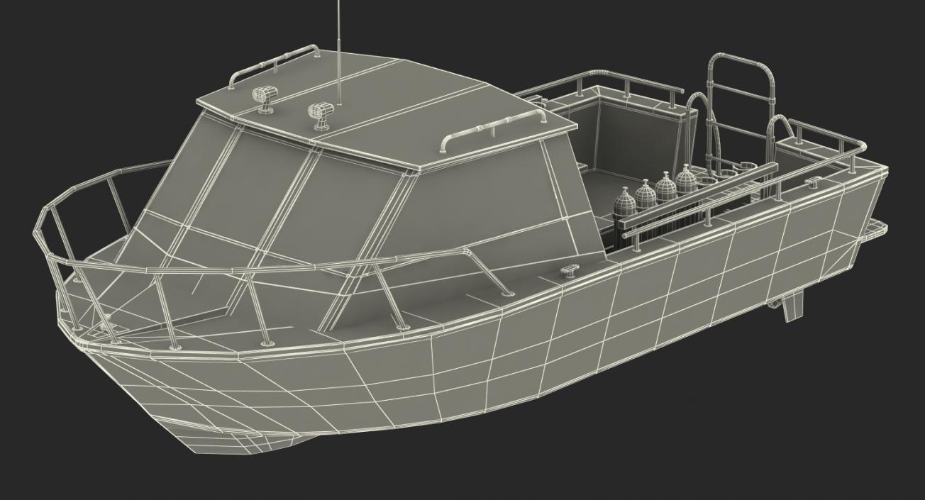 Dive Boat 3D model